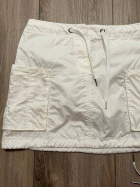 & Other Stories White Elissa Mini Cargo Cotton Skirt Size EU32/US S